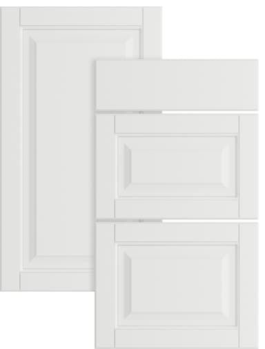 Epoq Heritage vitriiniovi puolikas lasi 40x125 keittiöön (Classic White)