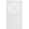 Epoq Heritage vitriiniovi puolikas lasi 40x70 keittiöön (Classic White)