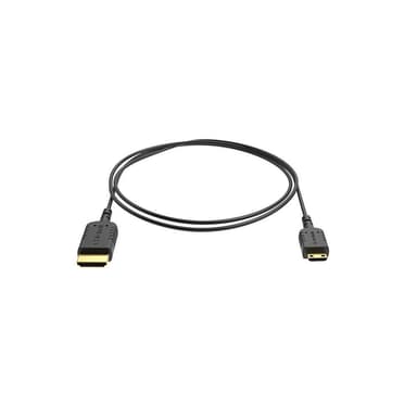 8SINN-kaapeli Mini HDMI-HDMI erittäin ohut 80 cm