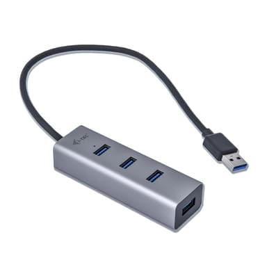 i-tec Metal U3HUBMETAL403, USB 3.2 Gen 1 (3.1 Gen 1) Type-A, USB 3.2 Gen 1 (3.1