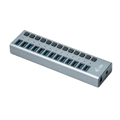 i-tec U3CHARGEHUB13, inomhus, AC, Grå