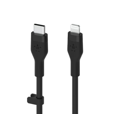 Belkin CAA009BT1MBK, 1 m, USB C, USB C/Lightning, Musta