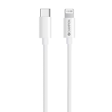 Champion USB-C-Lightning-kaapeli 1 m valkoinen