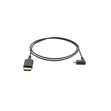 8SINN-kaapeli Micro HDMI-HDMI kulmikas erittäin ohut 40 cm