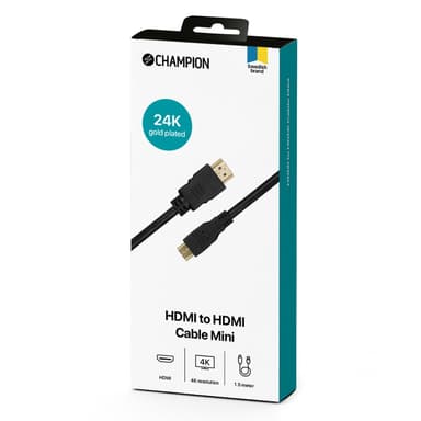 Champion HDMI-kaapeli Mini (AC) 1,5 m