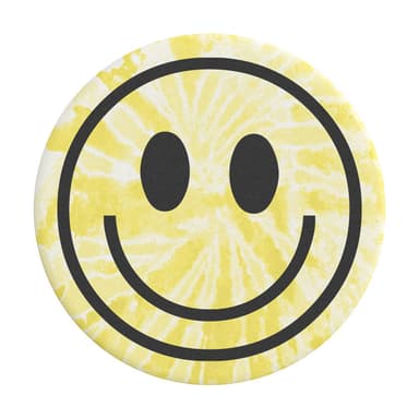 POPSOCKETS Tie Dye Smiley Avtagbart Grip med Ställfunktion