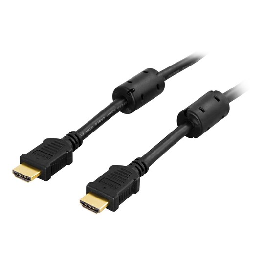 DELTACO HDMI-kaapeli, 1.4, 4K, Ethernet,3D,paluuääni, musta,1,5m