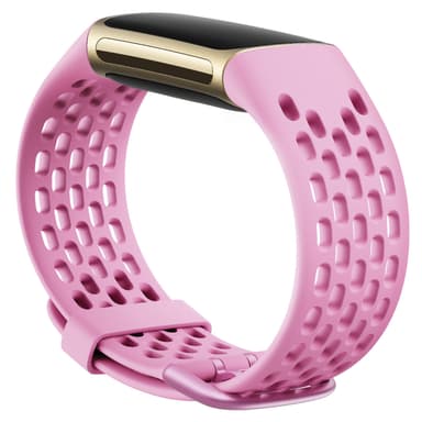 Fitbit Charge 5/6 Sport Band himmeä lila (S)