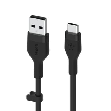 Belkin BOOST↑CHARGE Flex, 2 m, USB A, USB C, USB 2.0, Musta