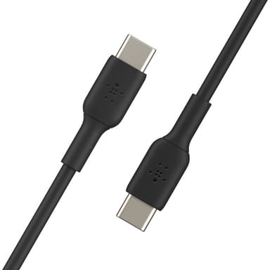 Belkin CAB003BT2MBK, 2 m, USB C, USB C, Svart