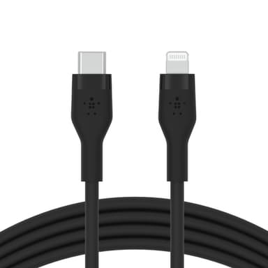 Belkin CAA009BT3MBK, 3 m, USB C, USB C/Lightning, Musta