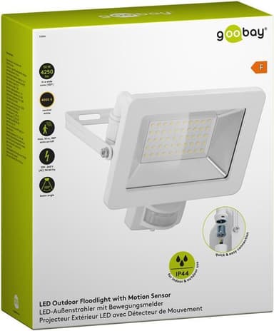 Goobay LED-kohdevalo ulkokäyttöön, 50 W, liiketunnistimella