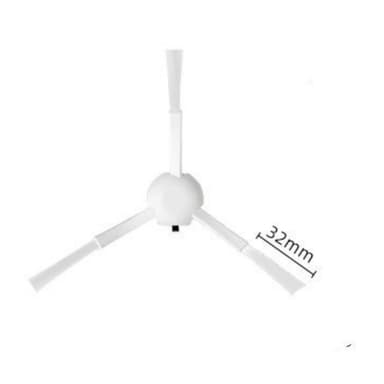 Vaihtosivuharjat 2 kpl Valkoinen Xiaomi Mijia F9/1C/2C/1T