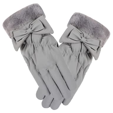Talvi Snow Ski Gloves Kosketusnäyttö 1 pari Harmaa