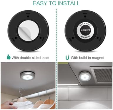 INF LED-kohdevalot liiketunnistimella yövalolla 3 kpl Hopea