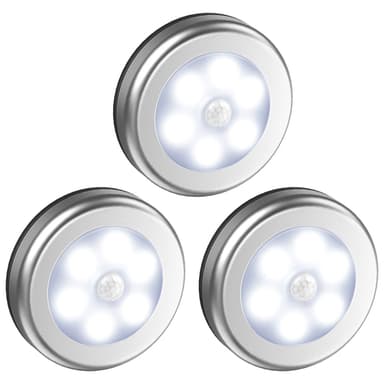 INF LED-kohdevalot liiketunnistimella yövalolla 3 kpl Hopea