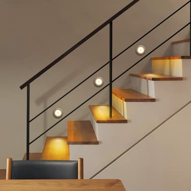 LED-liiketunnistin yövalo 2700K 3 kpl Lämmin valkoinen