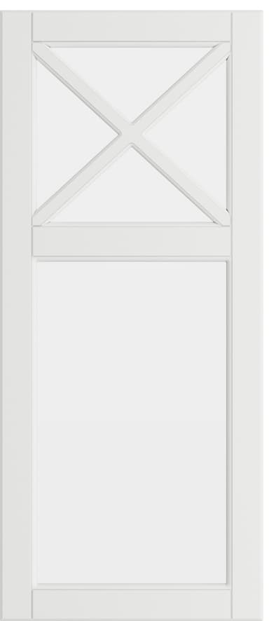 Epoq Heritage vitriiniovi kokonainen lasi 40x92 keittiöön (Classic White)