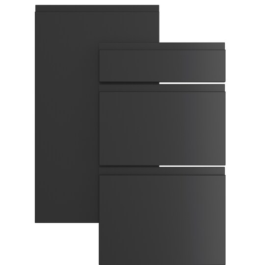 Epoq Integra laatikon etuosa 30x13 keittiöön (musta)