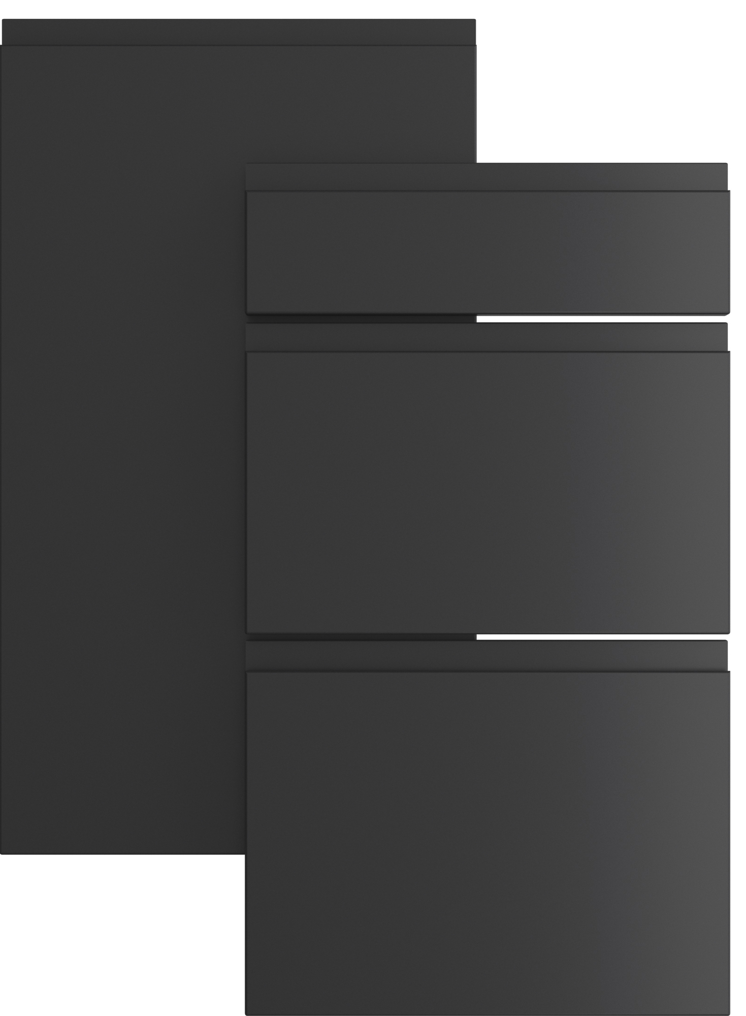 Epoq Integra laatikon etuosa 30x26 keittiöön (musta)