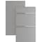 Epoq Integra ylälaatikon peitelevy 40x35 keittiöön (Steel Grey)