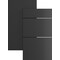 Epoq Trend ylälaatikon etuosa 80x35 (Black)