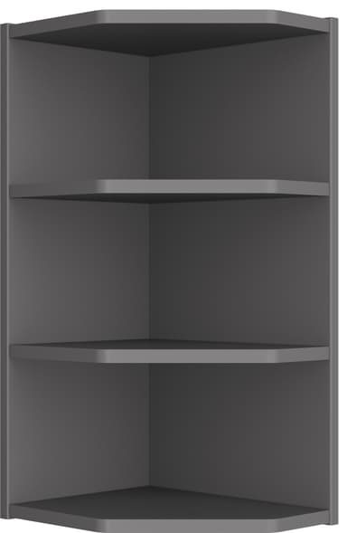 Epoq Päätyhylly seinäkaapille 70 (Trend Graphite)