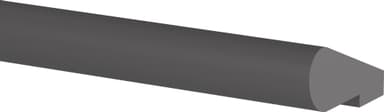 Epoq Koristelista 220 cm pyöristetty(Trend Graphite)