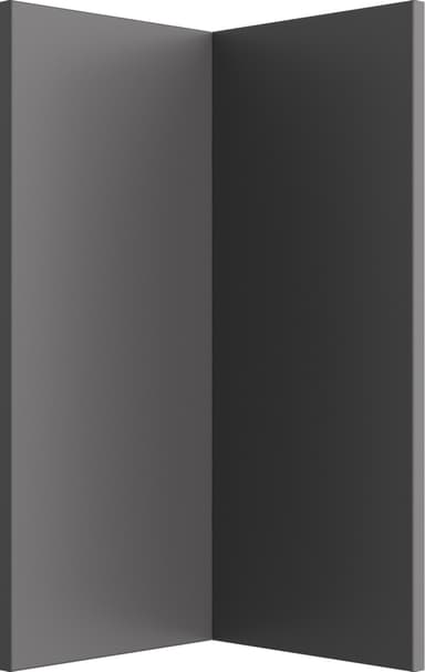 Trend Graphite Pariovi alakaappi kulma keittiöön