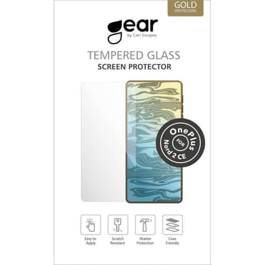 GEAR Härdat Glas 2.5D Oneplus Nord CE