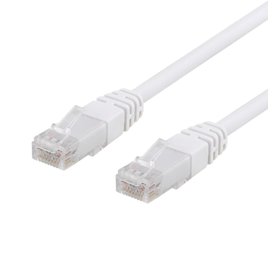 U/UTP Cat6 patch cable, CCA, 0.3m, 250MHz, white
