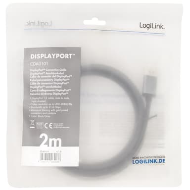 DisplayPort-kaapeli 4K / 60Hz Alumiini 2m