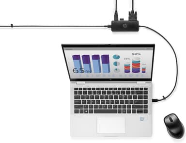 HP USB-C Travel Hub G2, USB 3.2 Gen 1 (3.1 Gen 1) Type-C, HDMI, USB 3.2 Gen 1 (3