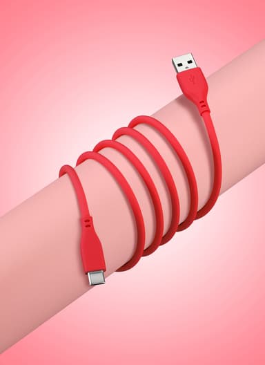 Goji USB-A - USB-C kaapeli 2 m (punainen)