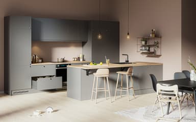 Epoq Trend laatikon etuosa 60x18 keittiöön (Warm Grey)