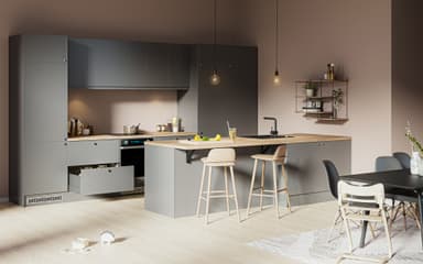 Epoq Trend ylälaatikon etuosa 80x35 keittiöön (Warm Grey)