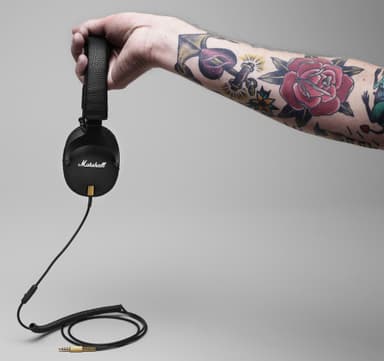 Marshall Monitor around-ear kuulokkeet (musta)