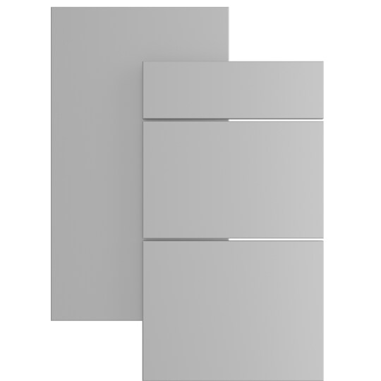 Epoq Trend Light Grey lasiovi 40x92 cm keittiöön (vaaleanharmaa)