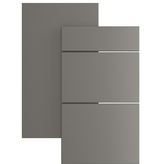 Epoq Trend ylälaatikon etuosa 80x35 keittiöön (Warm Grey)