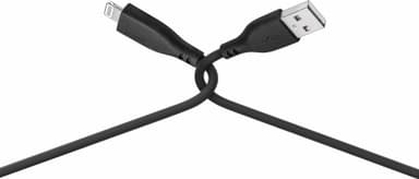 Goji USB-A - Lightning kaapeli 1,8m (musta)