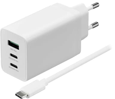 Sandstrøm 65W 3-in-1 GaN laturi + kaapeli