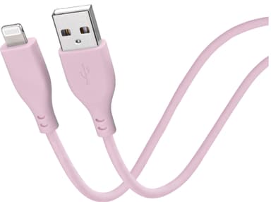 Goji USB-A - Lightning kaapeli 1,8m (vaaleanpunainen)