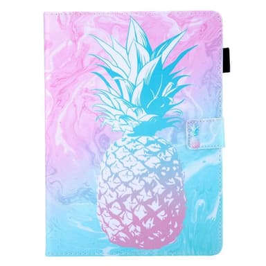 iPadille 10.9 (2022) Tablettikotelon kansi Taitettava Jalusta - Sininen Ananas