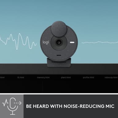 Logitech Brio 300 webkamera (musta)