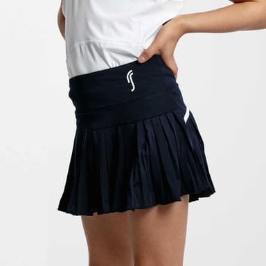 RS Girls Match Skirt Dark Blue, Tyttö padel ja tennis hame 10-12 Vuosi