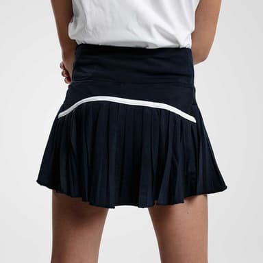RS Girls Match Skirt Dark Blue, Tyttö padel ja tennis hame 10-12 Vuosi
