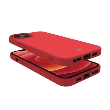 Celly Cromo pehmeä kumikotelo iPhone 14 Red