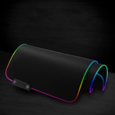 RGB-pelihiirimatto USB-keskittimellä Musta