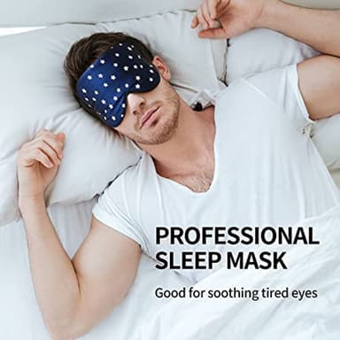Mjuk sovmask Sininen