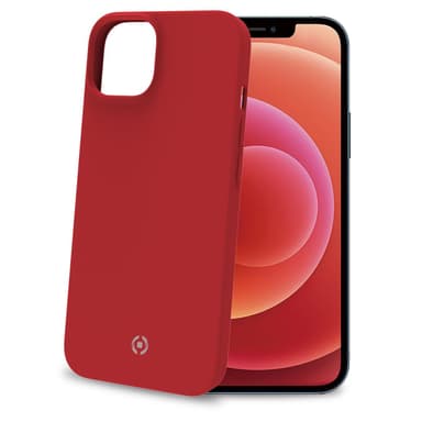 Celly Cromo pehmeä kumikotelo iPhone 14 Red
